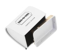 Healeved Conteneur Hermétique pour Lames de Rasoir Boîte Métallique pour Rangement Organisé en Salle de Bain pour Usage Personnel
