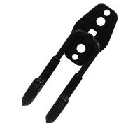 Healeved Crochet Suspendre Mural en Métal Robuste Noir, Support pour Tuyau D'arrosage Jardin, Crochet Utilitaire Grand Format pour Organisation et Rangement Maison et Extérieur