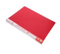 Healeved Dossier de Documents 40 Pochettes Intérieures en PP Rouge A3 Grand Espace de Rangement Portable Multifonctionnel pour Partitions et Divers