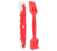 Healeved Ensemble de Pelles pour Enrouleur de Moustiquaire, Outils D'écran de Fenêtre en Plastique Rouge, pour Porte et Moustiquaire, Réparation de Fenêtres, Pose sans Joint, Anti-courants