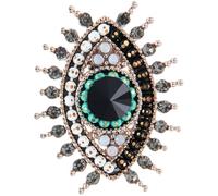 Healeved Épingle à Chapeau la Rouille, Épingle Décorative Élégante Œil Diable en Métal Léger et Résistant Style Rétro pour Femme pour Châle et Écharpe