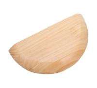Healeved Étagère Murale Flottante en Bois Massif Semi-Circulaire Marron Capacité de Charge Stable pour Décoration Intérieure et Salle de Bain