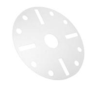 Healeved Gabarit Précision D'horloge Rond Cadran Horloge en Transparent Acrylique de Réutilisable Résistant la Casse et Durabilité pour Travaux Manuels DIY