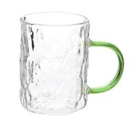 Healeved Gobelet Pratique en Verre Borosilicaté Anse, Résistant Chaleur L'usure, pour Café et Thé Quotidien à Bureau