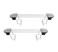 Healeved Grille de Réchauffage pour Grille en Acier Inoxydable 2 Pièces Surface Lisse et Design Anti-brûlure, Accessoire Cuisson Cuisine