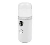 Healeved Humidificateur D'air Portable Mini Buse Pulvérisateur en Plastique Blanc pour Peau Hydratante Design Simple et Artistique en Usage Intérieur