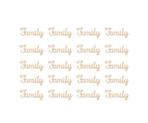 Healeved Lettres Décoratives en Bois 20pcs pour Artisanat DIY Famille Ornement Bois Khaki Décoration Anniversaire ou Saint-valentin