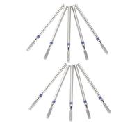 Healeved Lot de 10 forets diamantés pour sculpture, têtes de ponçage en alliage pour bijoutiers, céramistes, graveurs sur verre, accessoires de perçage multifonctions pour projets de bricolage.