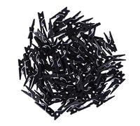 Healeved Lot de 200 Mini Pinces à Linge en Bois Naturel, Clips Photo Portables et Résistants pour Décoration Maison et Accrocher Photos ou Tags