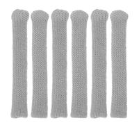 Healeved Lot de 3 coussinets d'oreilles pour lunettes : embouts de branches élastiques antidérapants pour lunettes de soleil et autres de vue - Gris clair
