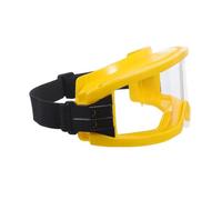 Healeved Lunettes de Sécurité Incendie Jaunes Bandeau Réglable, Protection Oculaire Anti-Poussière, Anti-Buée et Résistantes à la Chaleur pour Travaux Industriels, Peinture et Tonte