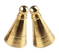 Healeved Moule à Parfum en Laiton Or 2pcs pour Fabrication de Cônes, Léger et Portable, Accessoire Créatif pour Maison et Salon de Thé