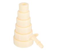 Healeved Moule à Tarte Rond avec Presse-pâte Amovible Manche Ergonomique Set pour Pâtisserie Moule à Tartelettes Antiadhésif pour Tartes Françaises et Desserts Nettoyage Facile