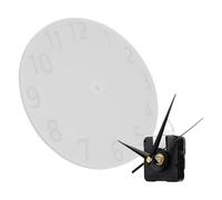 Healeved Moule D'horloge en Résine DIY avec Chiffres Arabes en Silicone | Kit de Moulage Souple, Facile à Nettoyer, pour Décoration Intérieure et Créations Personnelles Uniques