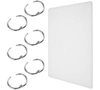 Healeved Moule en Silicone Blanc Résistant la Chaleur pour Couverture de Bloc-notes, Facile à Nettoyer, pour Projets DIY et Fabrication de Couvertures B5
