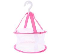 Healeved Panier en Tissu Couvercle de Séchage en Filet Rose pour Pinceaux de Maquillage Rangement Pratique et Éponges pour Familles