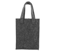 Healeved Paquet à Vin Rouge Portable en Feutre, Protège et Range 2 Bouteilles, Design Minimaliste Élégant pour Diverses Occasions