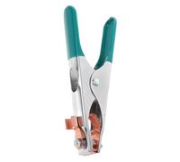 Healeved Pince de Masse pour Soudeuse Embout Conducteur en Cuivre Violet et Poignée en Acier, pour Soudure Spot et Travaux de Tôlerie DIY
