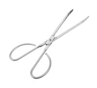 Healeved Pinces à bûches en acier inoxydable pour barbecue et foyer extérieur anti-corrosion avec design élégant, accessoires pour camping et feu de bois en plein air