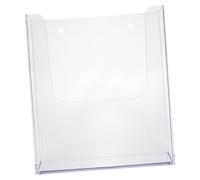 Healeved Présentoir Mural en Acrylique Transparent pour Classement Clair et Organisation de Documents A4, Design Moderne et Simple pour Bureau et Maison