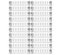 Healeved Ressort de Compression en Acier Inoxydable pour Stylos Bille et Recharge Stylo Bille, 50pcs Argenté, Pression Constante, Longue Durée pour Rentrée Scolaire au Bureau ou École
