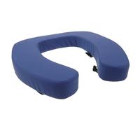 Healeved Siège de Toilette Surélevé Rembourré Bleu Imperméable avec Coussinet Épais de 2 Pouces en Mousse Haute Densité pour Seniors et Garçon et Filles, Compatible Universellement
