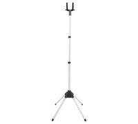 Healeved Support avec Hauteur Réglable de 90 à 160 Cm, Pliable pour Défroisseur Vapeur sur Pied en Plastique et Alliage D'aluminium, Design Stable et Moderne pour Usage Domestique et