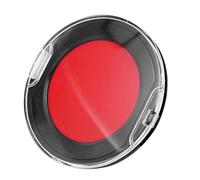 Healeved Tampon Nettoyer en Encreur Rouge Rond à Facile Portable Pvc Réutilisable et pour Activités Personnelles et Papeterie de Bureau