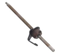 Healeved Tige de Pendule Fonctionnement Silencieux en Acier Inoxydable Noir Précision D'ingénierie pour Horloge Murale Cheminée pour Réparations DIY et Décoration Vintage