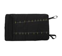 Healeved Trousse à Couteaux Poignée Confortable Résistante Déchirure en Oxford Noir 22 Compartiments Cuisine pour Chef Professionnel