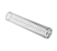 Healeved Tube à Fumer Réutilisable en Acier Inoxydable, Accessoire Barbecue pour Outil de Grillade Professionnel Compact, Résistant à la Déformation Argent