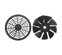 Healeved Ventilateur Haute Performance de Flux D'air pour Compresseur D'air P-580 en Plastique Noir Facile à Installer, Accessoire Essentiel Compatible avec Sandales Femme