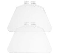 Healeved Visière de Banc en Plastique 2pcs pour Outils Électriques, Protection Oculaire Pratique et Solide, Accessoire pour Espace de Travail Sécurisé