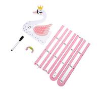 Healifty 1 Ensemble Règle De Hauteur Pour Enfants Stickers Muraux Pour Enfants Stickers Muraux Amovibles Autocollants De Dessin Animé Tableau De Croissance Des Animaux Règle De Mesure Des