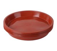 Healifty 10 Pièces Soucoupe pour Pot de Fleurs Plate en PP Rouge | Balcon et Jardin, Protège les Meubles, Résistante au Soleil, Plateau pour Fleurs