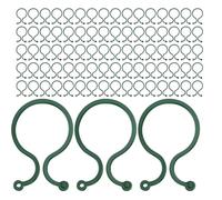 Healifty 200 Pièces Clips de Support pour Jardin, 5,80x4,10cm | Fixation Facile, Réutilisables, Résistants aux Intempéries, pour Fleurs et Tomates en Bureau