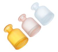 Healifty 3 Pièces Flacon Diffuseur de Parfum en Verre 130ml, Cylindrique | Décoratif, 4, 5 Oz, Usage Salon et Maison, Forme Ronde, Style Moderne, pour Foyers Garçon et Filles ou Animaux