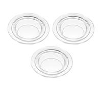 Healifty 3 Pièces Plaque de Remplacement pour Brûleur à Cire, Verre | Bol Profond de Chapeau, Compatible Usages Variés, Remplacement Simple, Accessoire pour Fondoir