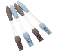 Healifty 4 Pièces Pinceau à Badigeonner en Silicone Cuisine | Badigeonnage Homogène, Nettoyage Facile, Pâtisserie et Grillades, Pochette de Transport Incluse