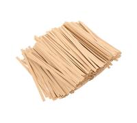 Healifty 500 Pièces Attaches Torsadées pour Sachet de Bonbons en Papier Kraft 12 Cm, Lien Rapide et Sécurisé pour Paquet Alimentaires en Boulangerie