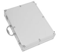 Healifty Boîte à Outils en Alliage D'aluminium, Portable, Grosse Capacité, | Transport Business et Voyage, Poignée Intégrée, Rangement pour Vis ou Bijoux, Format Pratique
