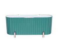 Healifty Coffret Maquillage Femme à 3 Compartiments, Boîte de Rangement en PP Transparente Anti-Poussière Couvercle pour Salle de Bain