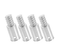 Healifty Embout Fileté de Manche à Balai en Alliage D’aluminium 4 Pcs