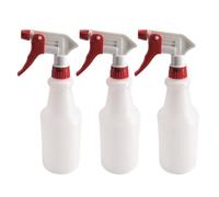 Healifty Flacons Pulvérisateurs 750ml Lot de 3 en Plastique Blanc Poignée Ergonomique et Design Épais Économisant la Main-d'œuvre pour Jardinage
