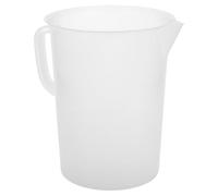 Healifty Grand Verre Doseur en Pp 5000ml avec Anse pour Mesure D'huile Moteur, Bouteille Doseuse Polyvalente pour Réparation Automobile et Mécanique