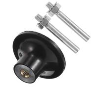 Healifty Kit de Polissage en Laine pour Touret, Roue de Polissage 2 Pouces en Feutre Tige 1/4 Pouce, de Surface Doux pour Métal et Verre sur Machine à Polir