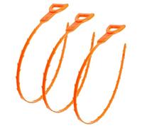 Healifty Outil de Débouchage Flexible et Léger en Caoutchouc pour Évier et Toilette, Lot de 3 Pièces, pour Douches et Baignoires