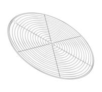 Healifty Plateau Vapeur en Acier Inoxydable, Rond, Argenté, Grille Creuse pour Woks et Autocuiseurs, pour Cuire Crabe et Fruits