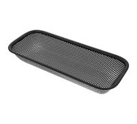 Healifty Porte-ustensiles en Acier Inoxydable Grand Panier à Couverts, Conception à Fond Plat et Trous Uniformes, Lavage des Fruits et Lave-vaisselle