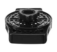 Healifty Protecteur de Moteur Ventilateur Électrique Noir, Couvercle de Carter en Plastique avec Écrou, Pièce de Remplacement pour Ventilateur Pied Maison